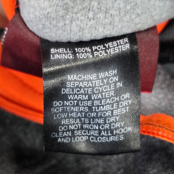 Mens Colosseum Athletics Gray OSU 1/4 Zip Pullover Polyester Oklahoma State L - Picture 4 of 8